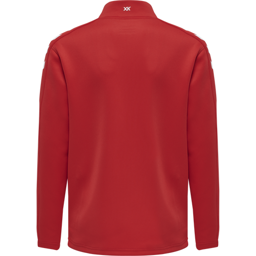 hmlCORE XK POLY ZIP SWEAT KIDS, TRUE RED hmlCORE XK POLY ZIP SWEAT KIDS, TRUE RED, packshot
