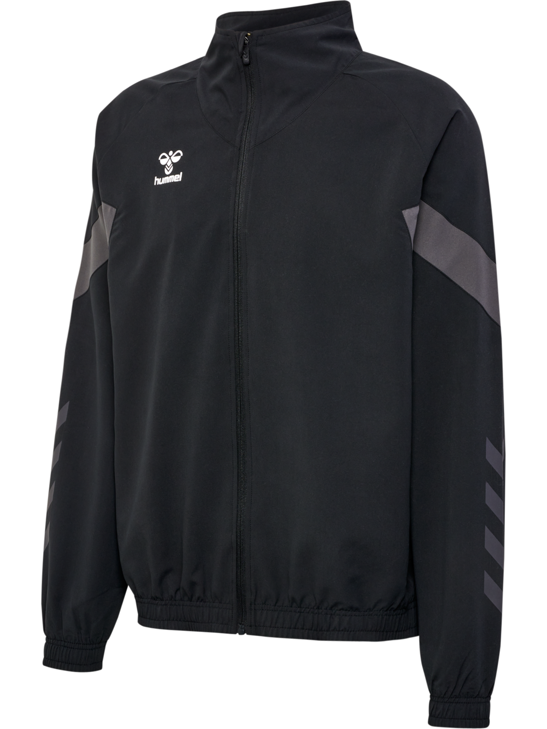 hmlTRAVEL WOVEN JACKET, BLACK, packshot