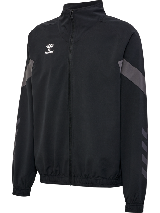 hmlTRAVEL WOVEN JACKET, BLACK, packshot