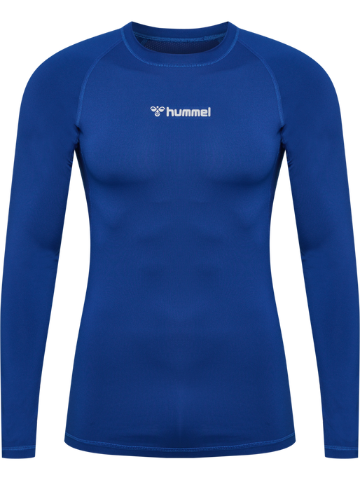 hmlBL PERFORMANCE TEE L/S, TRUE BLUE, packshot