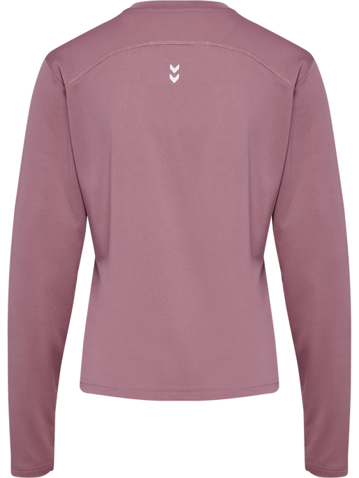hmlPULSE WORKOUT W T-SHIRT L/S, WISTFUL MAUVE, packshot