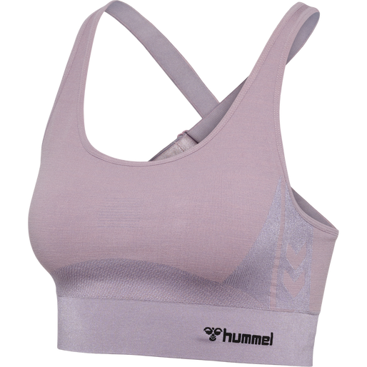 hmlCLEA SEAMLESS  SPORTS TOP, NIRVANA MELANGE hmlCLEA SEAMLESS  SPORTS TOP, NIRVANA MELANGE, packshot