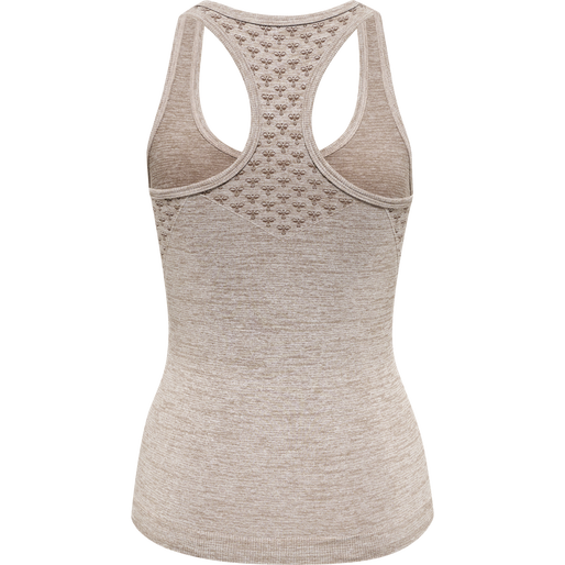 hmlCI SEAMLESS TOP, DRIFTWOOD MELANGE, packshot