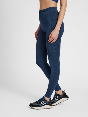 hmlSHAPING SEAMLESS MW TIGHTS, INSIGNIA BLUE, model