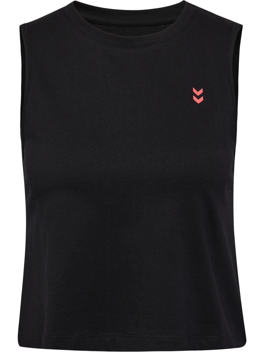 hmlHIIT CROPPED W MUSCLE TANK TOP, BLACK, packshot