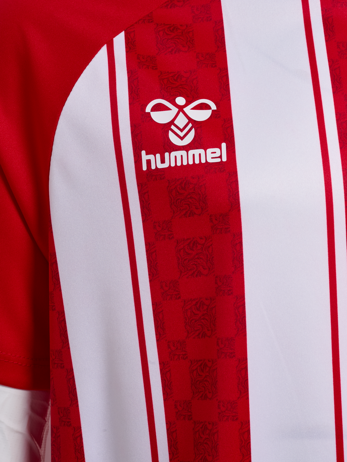 hmlMATCH STRIPED JERSEY S/S KIDS, TRUE RED/WHITE, packshot