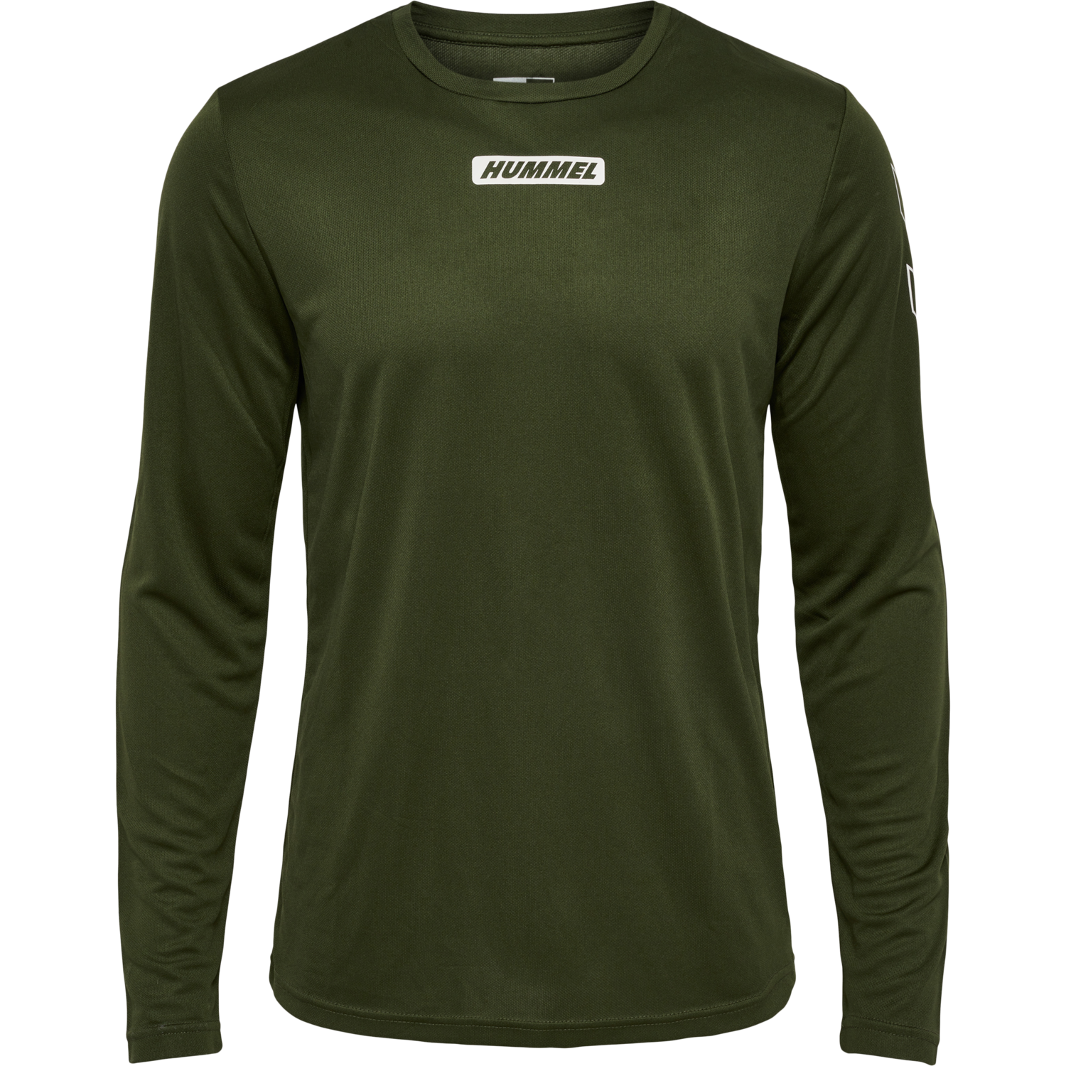 hmlTE TIHALT T-SHIRT L/S, FOREST NIGHT, packshot