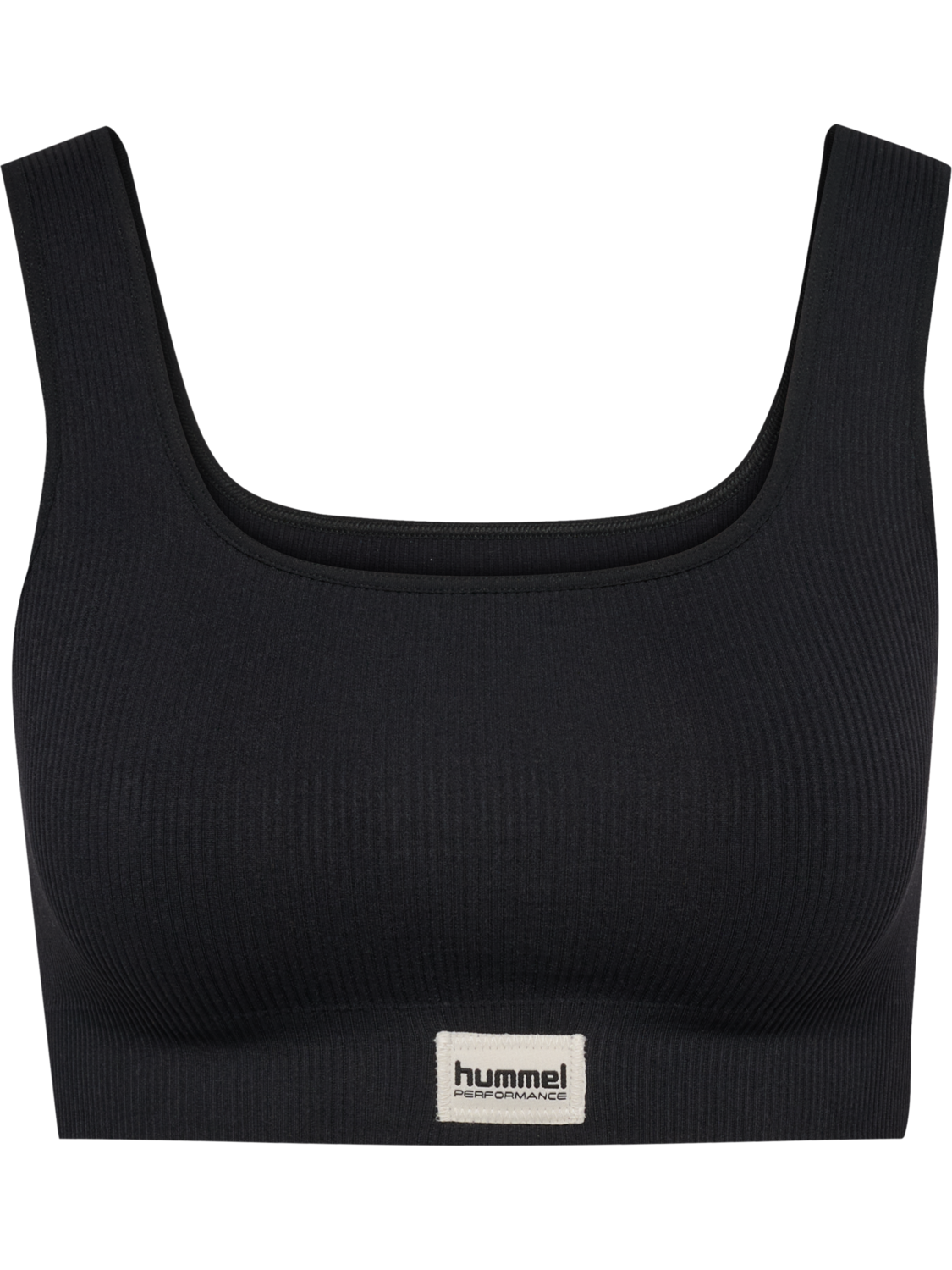 hmlPULSE SEAMLESS RIB BRA, BLACK, packshot