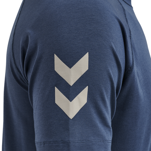 hmlMT LAZE T-SHIRT, INSIGNIA BLUE, packshot