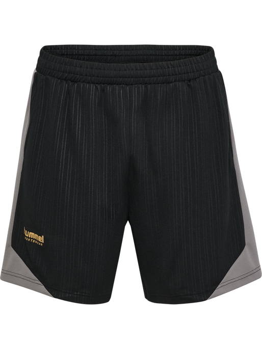 hmlLOOSE FB SHORTS TOPSCORER, BLACK, packshot