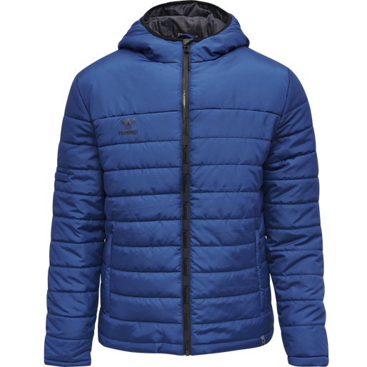 hmlNORTH QUILTED HOOD JACKET, TRUE BLUE, packshot