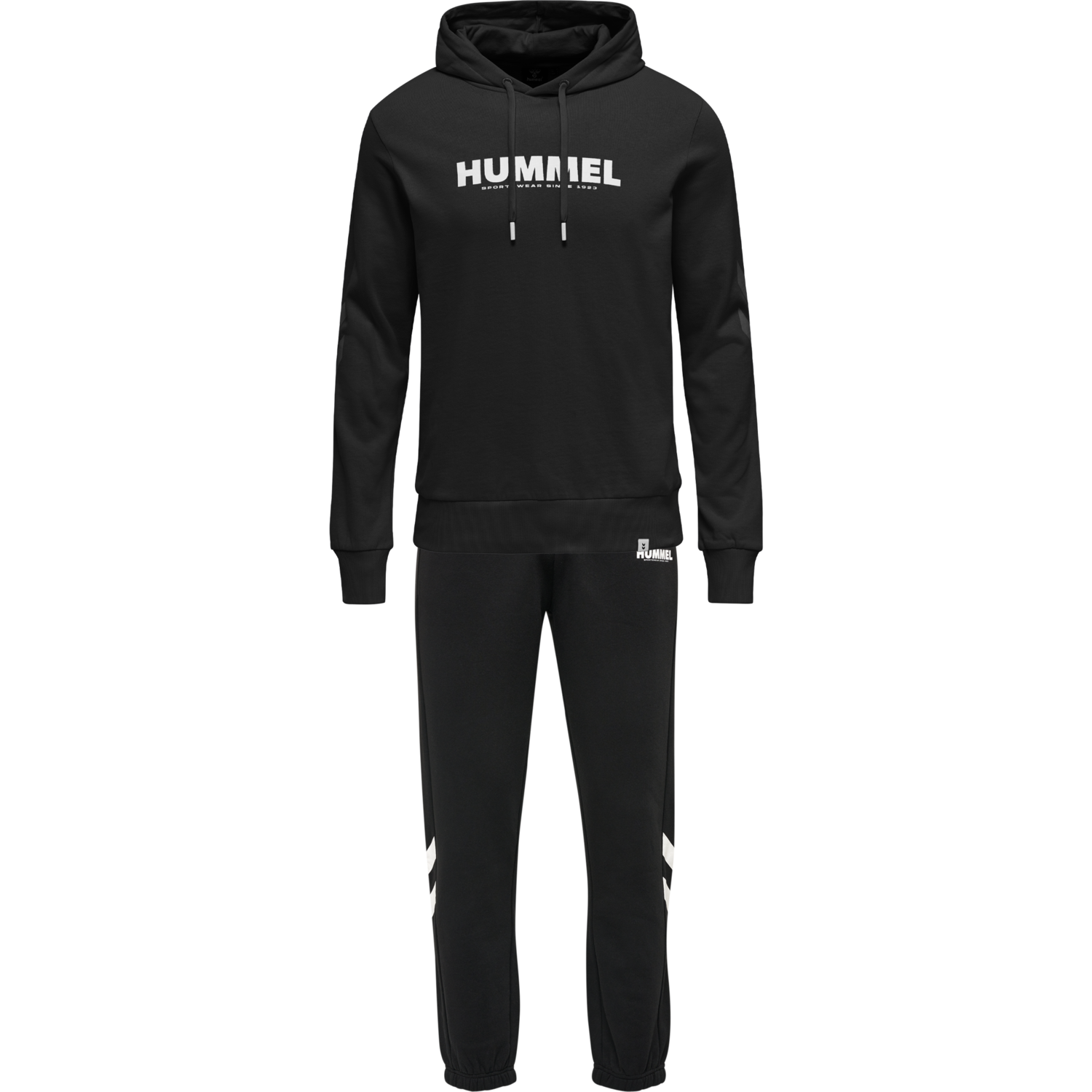 hmlLEGACY HOODIE PANTS SET, BLACK, packshot