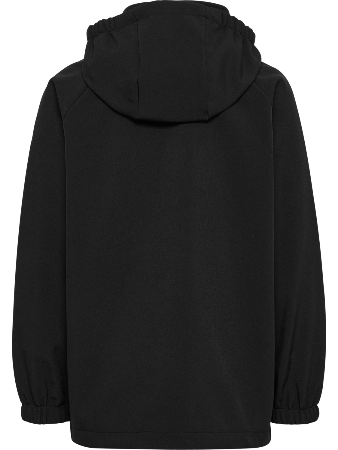 hmlJR LOOSE SOFTSHELL JACKET, BLACK, packshot