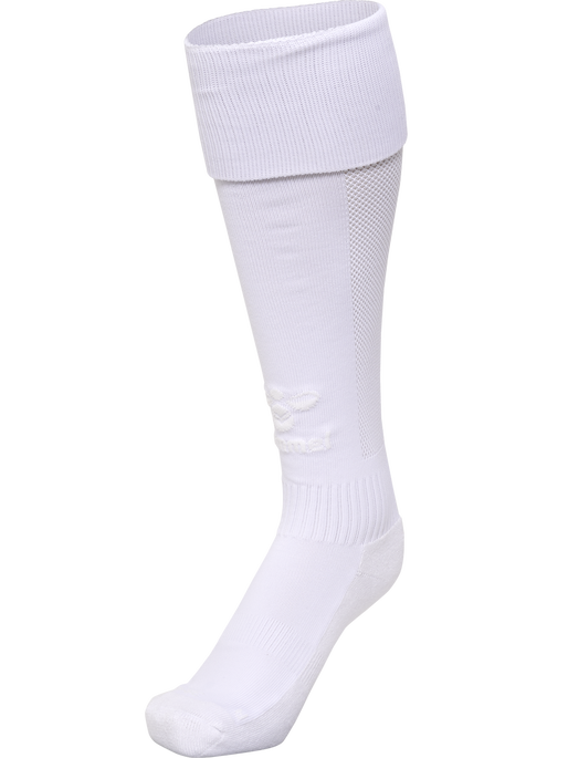 hmlESSENTIAL FOOTBALL SOCKS, WHITE/WHITE, packshot