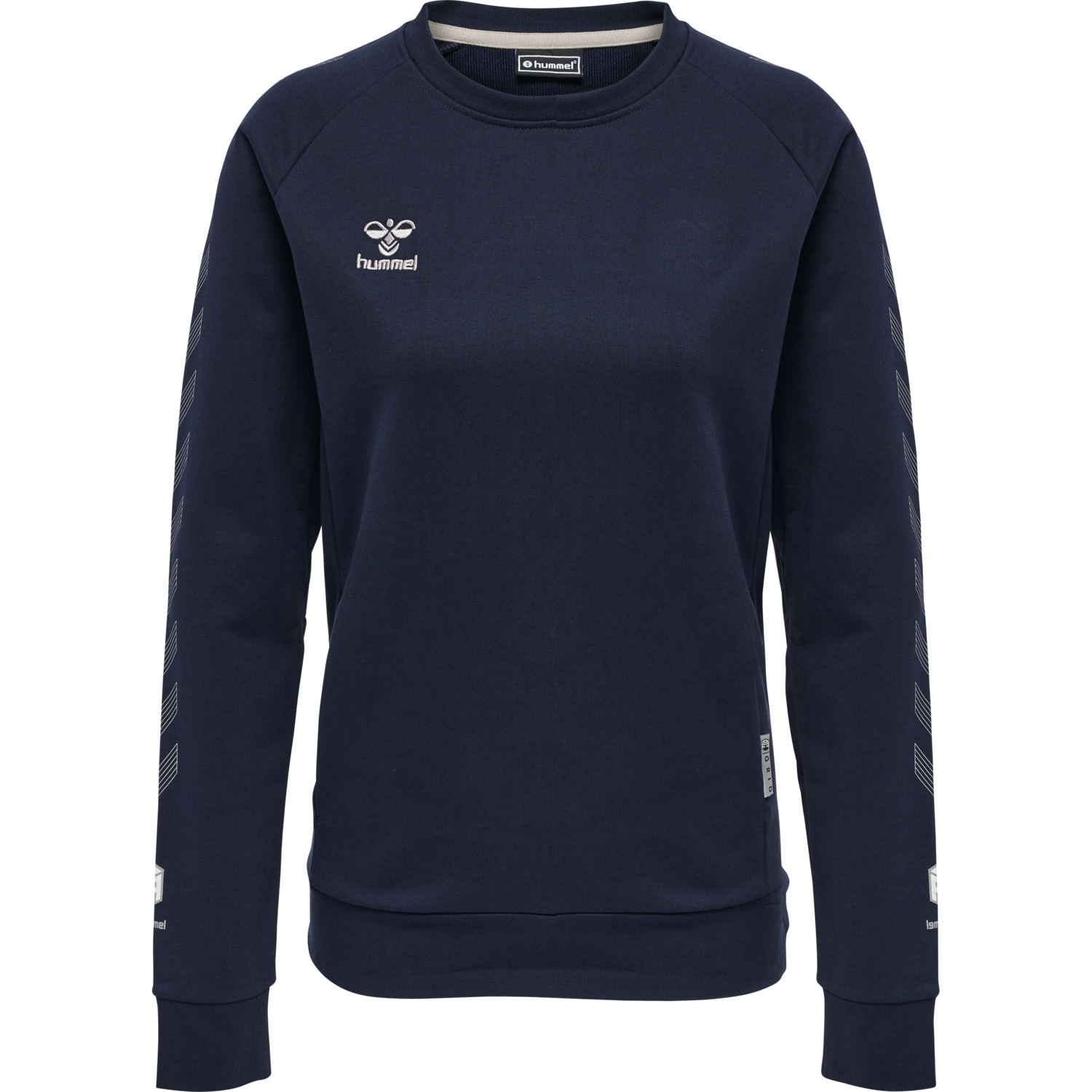 hmlMOVE GRID COTTON SWEATSHIRT WOMA, MARINE, packshot