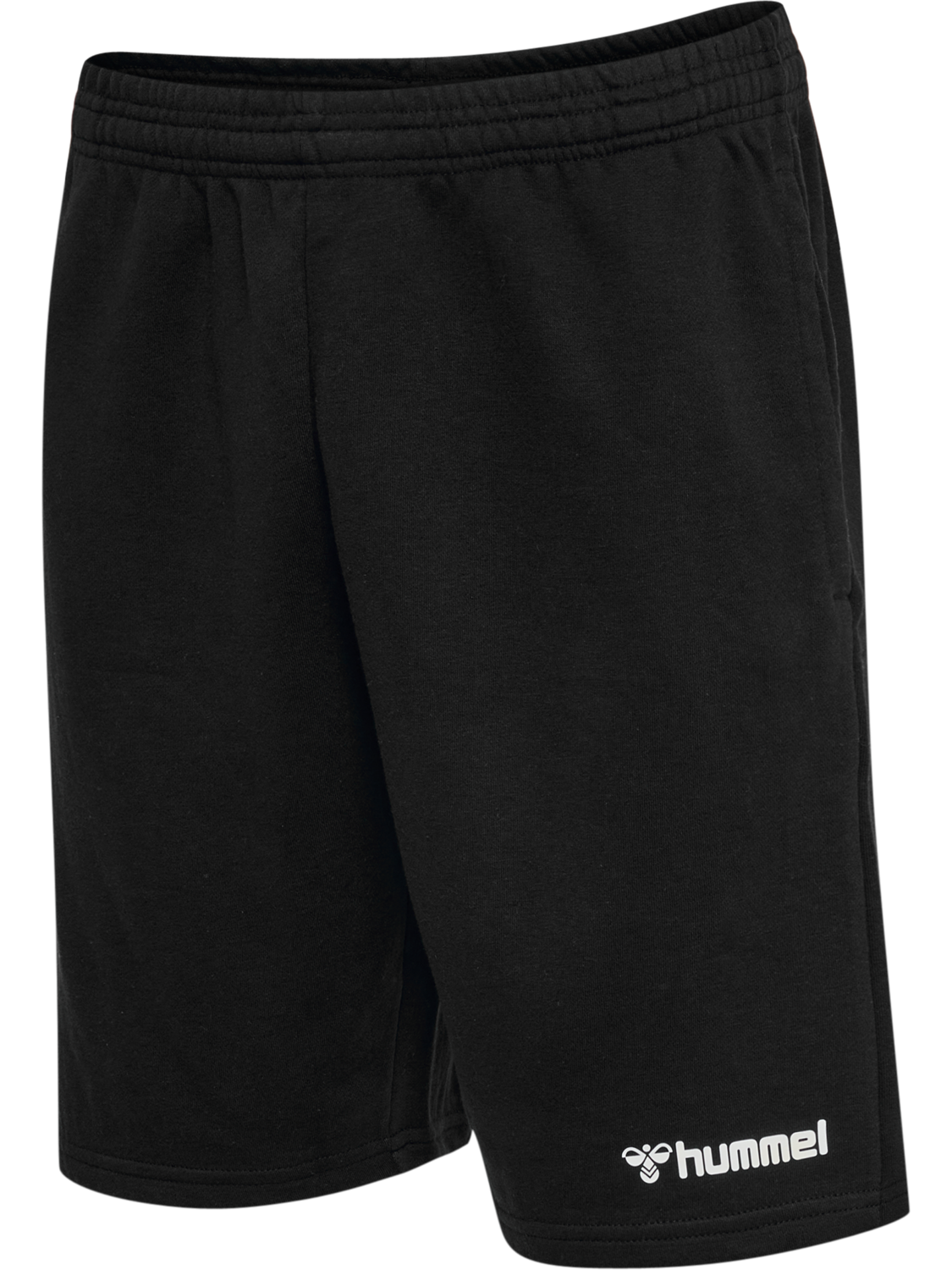 hmlMOVER COTTON BERMUDA SHORTS, BLACK, packshot