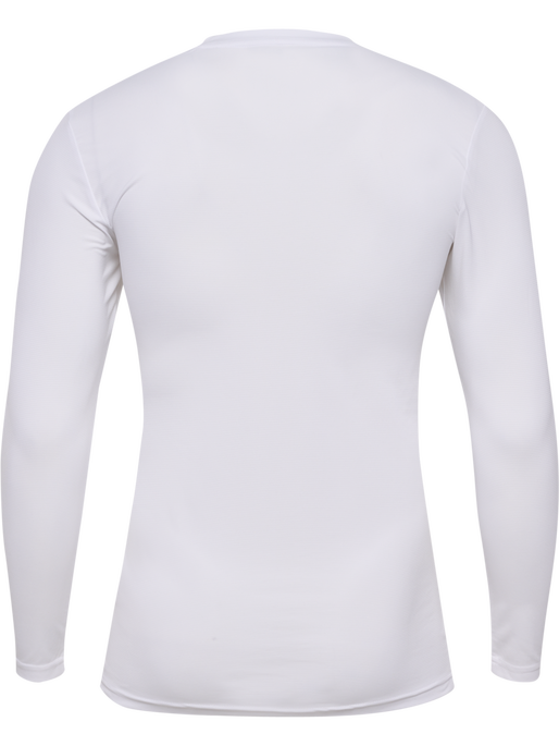 hmlBL ESSENTIAL TEE L/S, WHITE, packshot