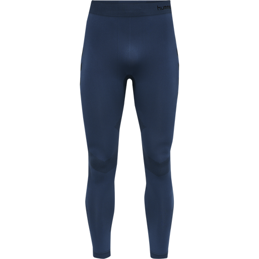 HUMMEL FIRST SEAMLESS TR TIGHTS, DARK DENIM, packshot