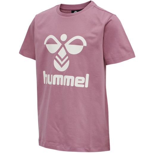 hmlTRES T-SHIRT S/S, HEATHER ROSE, packshot