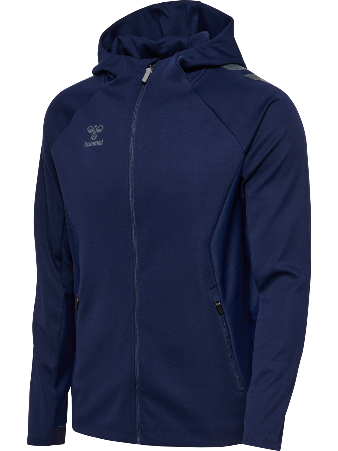 hmlCIMA 2.0 ZIP HOODIE, MARINE, packshot