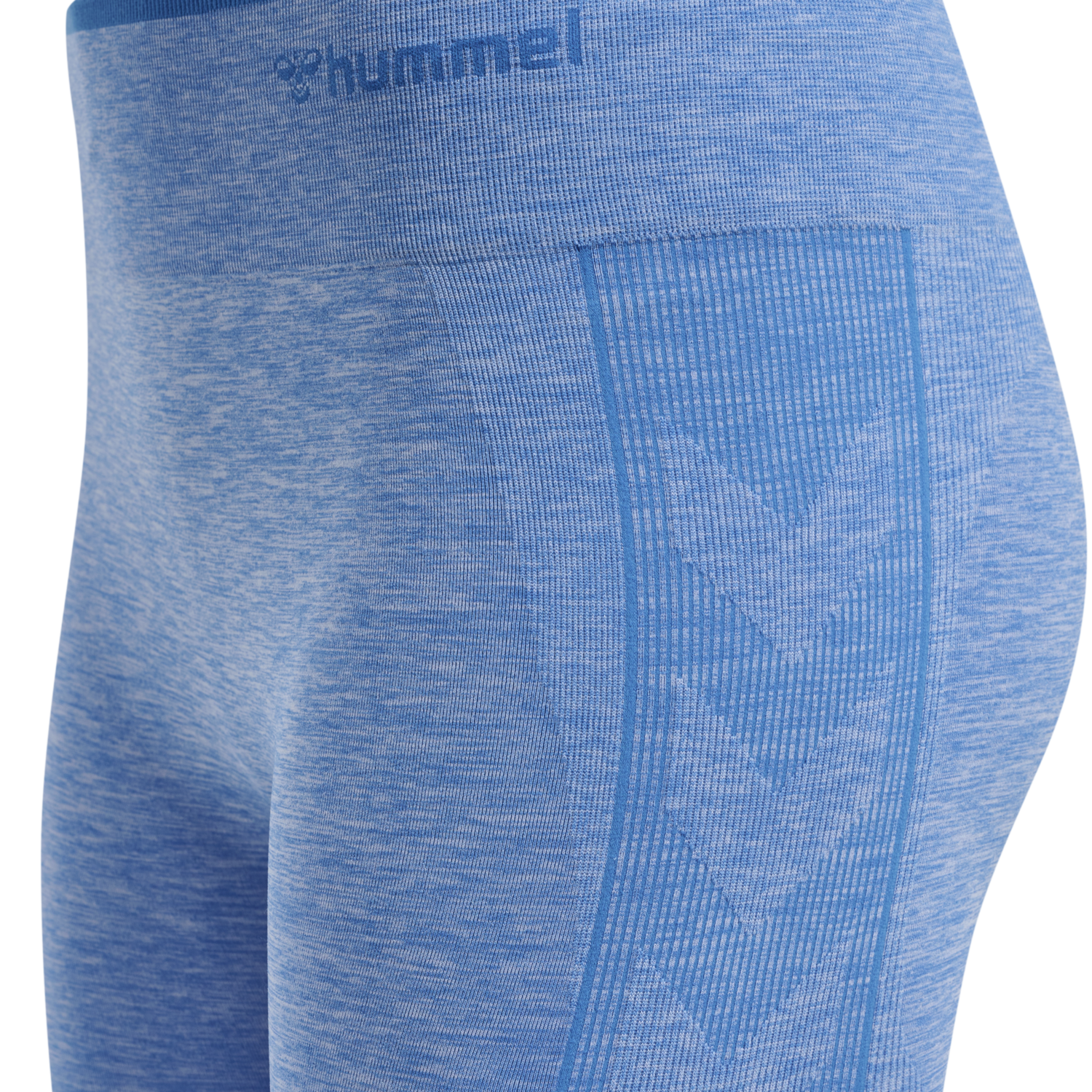 hmlMT UNA SEAMLESS MID WAIST TIGHTS, MARINA MELANGE, packshot