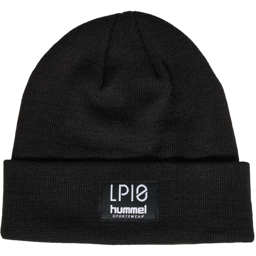 hmlLP10 BEANIE, BLACK, packshot