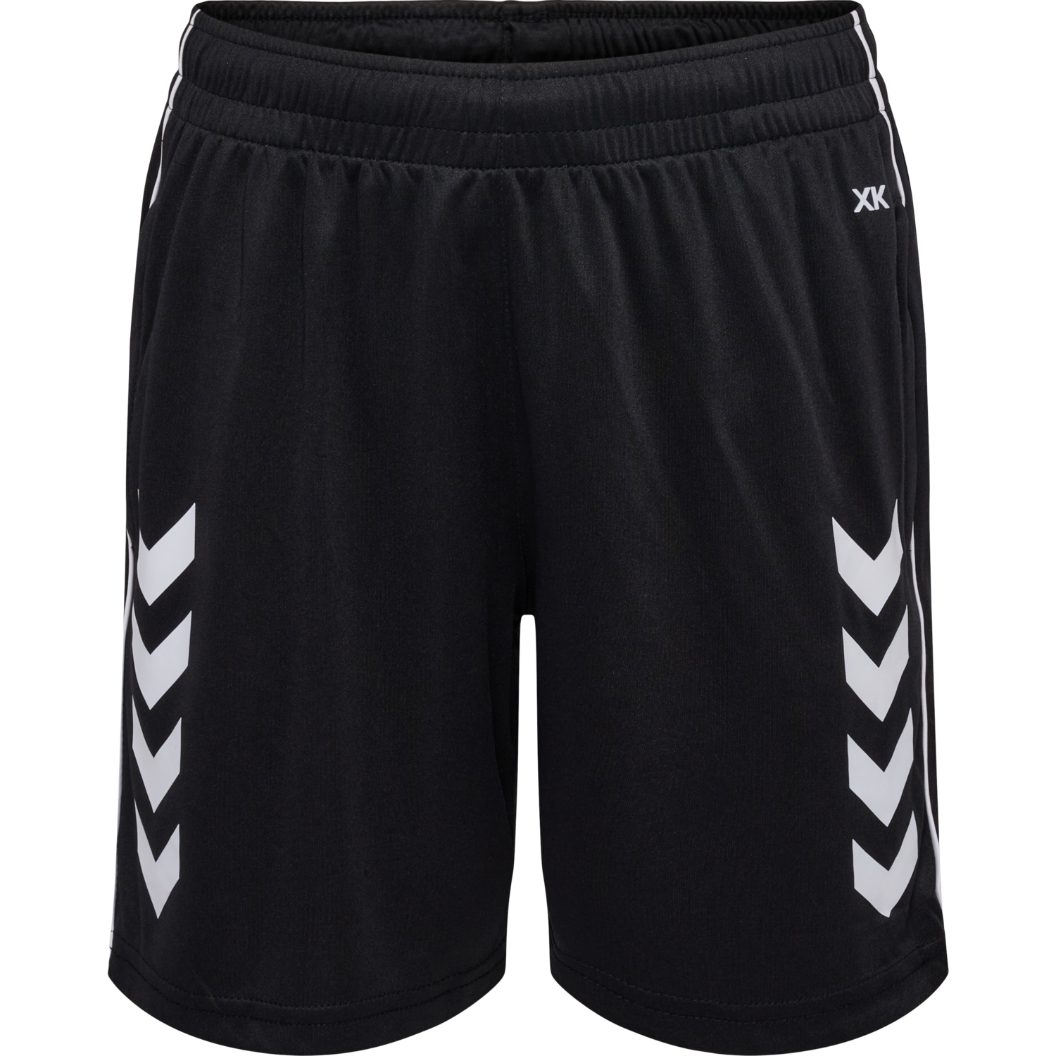 hmlCORE XK POLY COACH SHORTS KIDS, BLACK, packshot