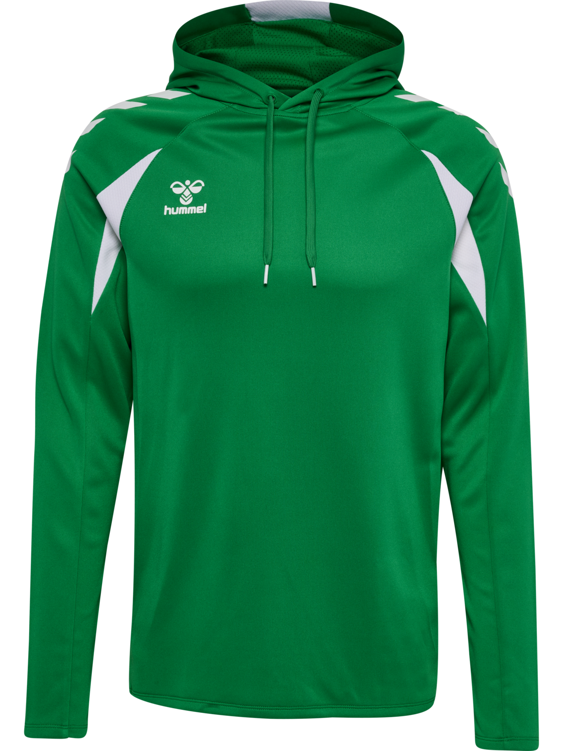 hmlCORE 2.0 HOODIE, JELLY BEAN/WHITE, packshot