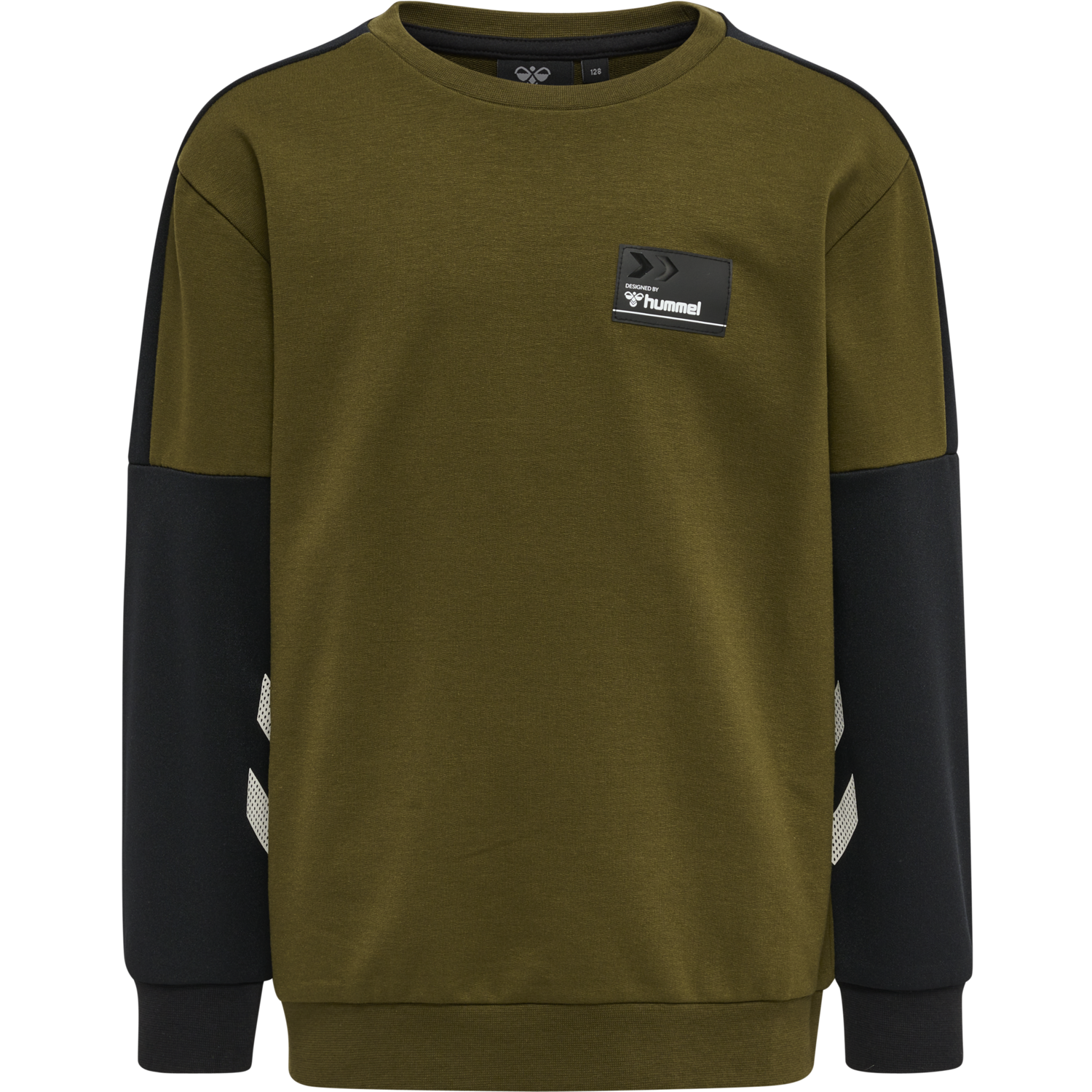 hmlEDWARD SWEATSHIRT, DARK OLIVE, packshot