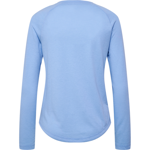 hmlMT VANJA T-SHIRT L/S, PLACID BLUE, packshot