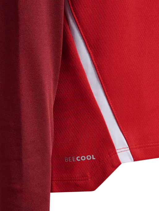 hmlLEAD 2.0 CREW SWEAT KIDS, TRUE RED/MAROON, packshot