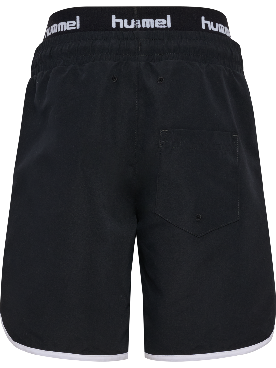 hmlJR REG LONG BOARD SHORTS, BLACK, packshot