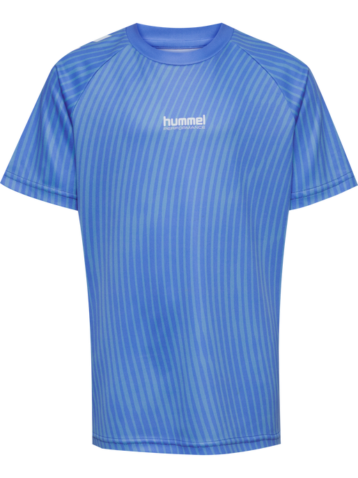 hmlJR GOAL AOP T-SHIRT S/S, LICHEN BLUE hmlJR GOAL AOP T-SHIRT S/S, LICHEN BLUE, packshot