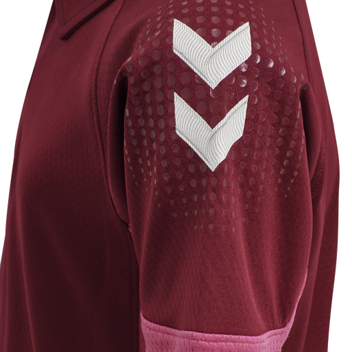 hmlLEAD FUNCTIONAL KIDS POLO, BIKING RED hmlLEAD FUNCTIONAL KIDS POLO, BIKING RED, packshot