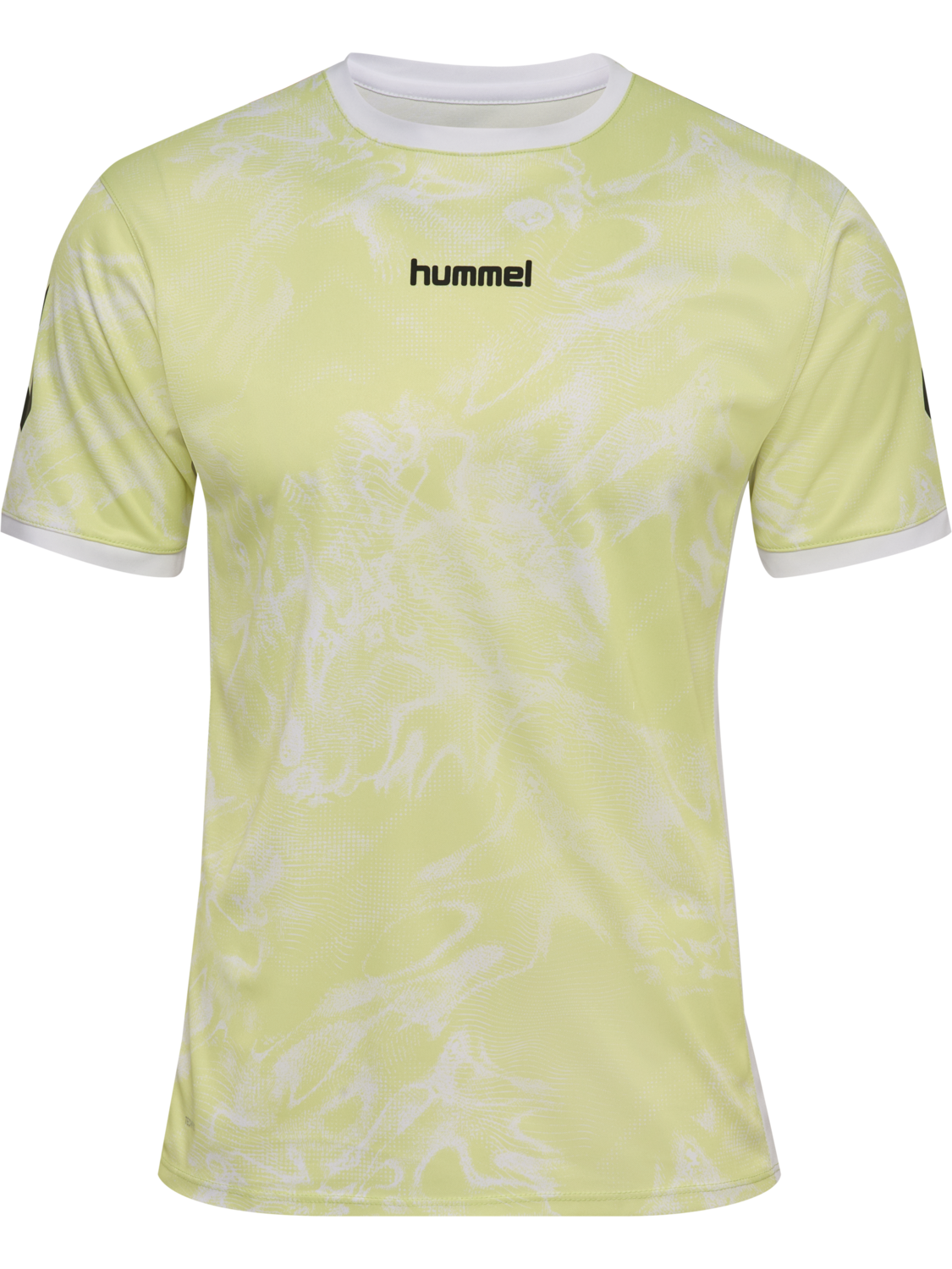 hmlBLAZE CLUB 26 GRAPHIC TEE, ASIAN PEAR/WHITE, packshot