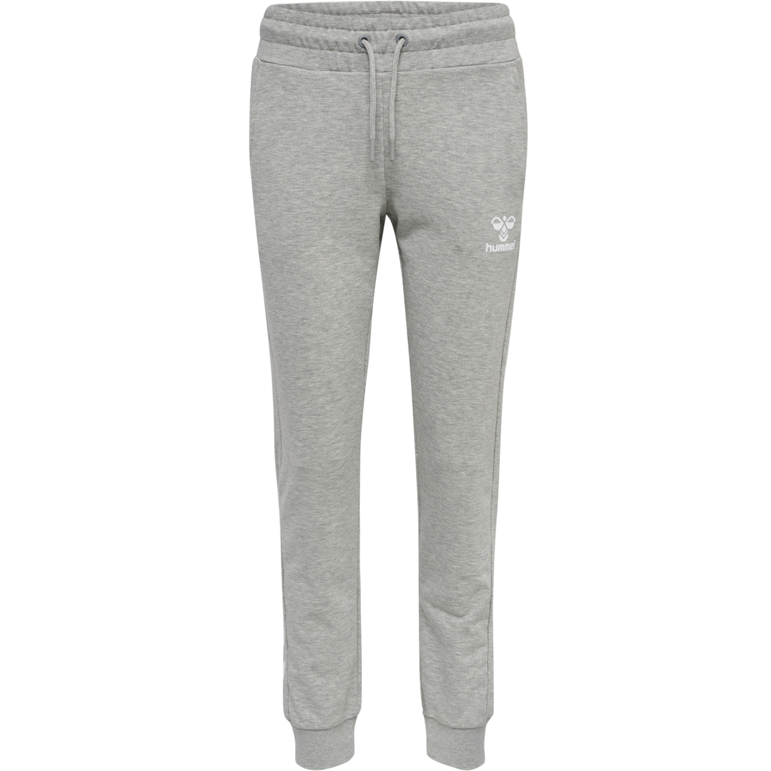 hmlNONI 2.0 REGULAR PANTS, GREY MELANGE, packshot