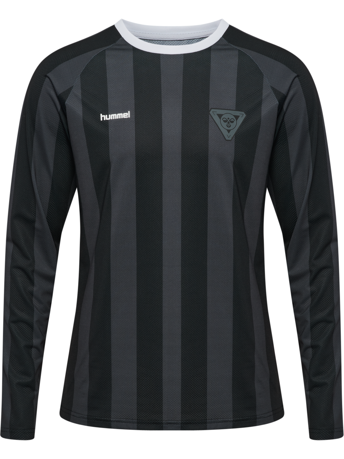 hmlKICK OFF JERSEY L/S, BLACK, packshot