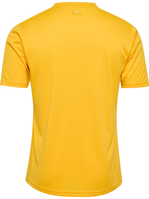 hmlCORE XK POLY JERSEY S/S, SPORTS YELLOW, packshot