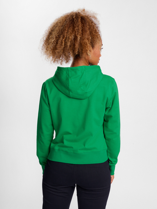 hmlGO 2.0 ZIP HOODIE WOMAN, JELLY BEAN, model