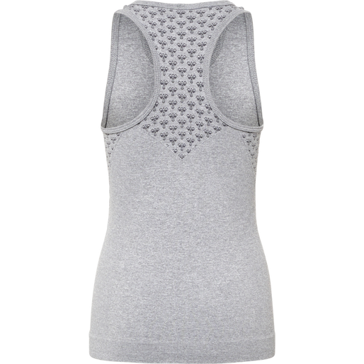 hmlCI JUNIOR SEAMLESS TOP, GREY MELANGE, packshot