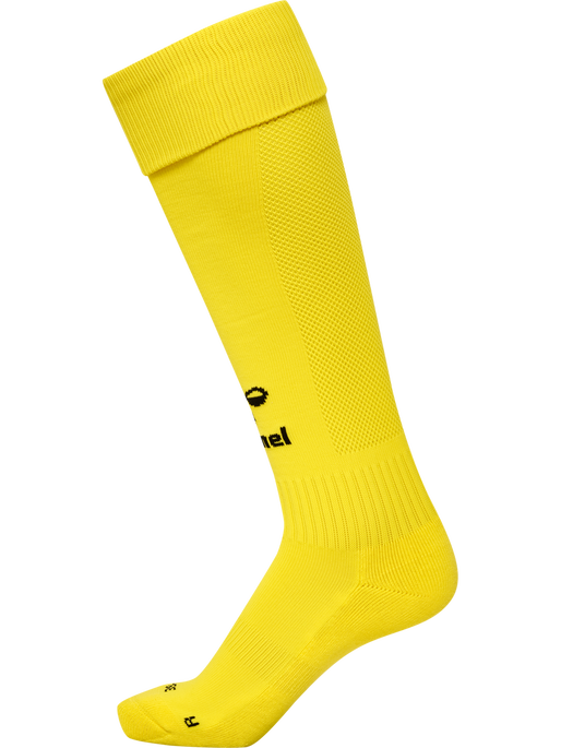 hmlESSENTIAL FOOTBALL SOCKS, BLAZING YELLOW/BLACK, packshot