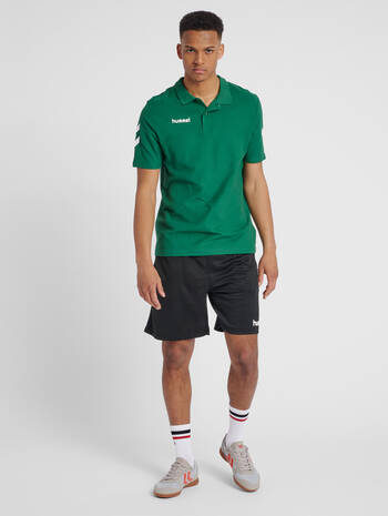 HMLGO COTTON POLO, EVERGREEN, model