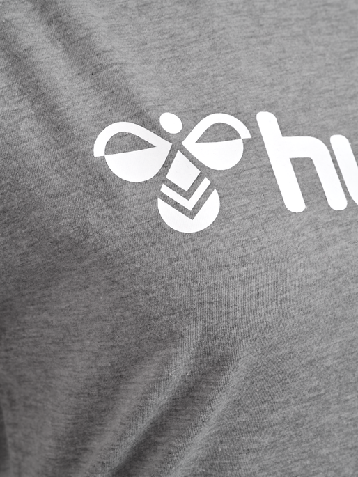 hmlGO 2.0 LOGO T-SHIRT S/S WOMAN, GREY MELANGE, packshot