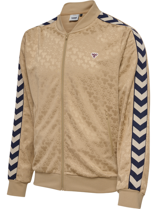 hmlARCHIVE REGULAR POLY JACKET AOP, CORNSTALK, packshot