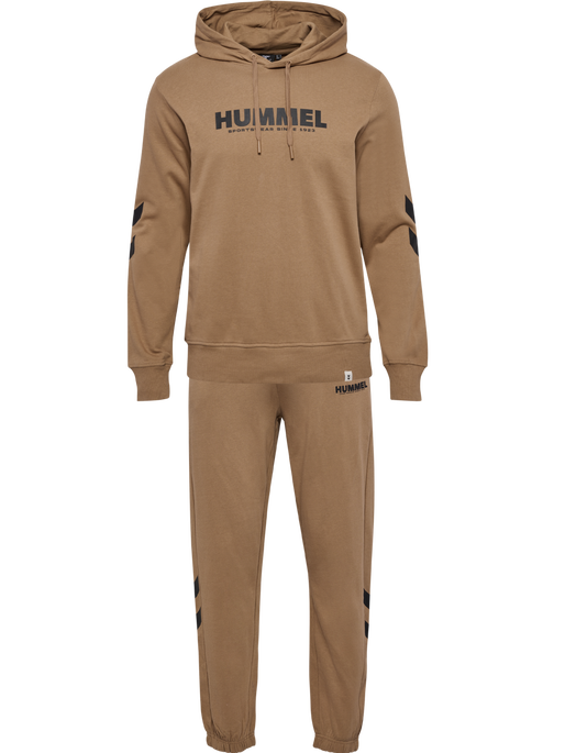 hmlLEGACY HOODIE PANTS SET, TIGERS EYE hmlLEGACY HOODIE PANTS SET, TIGERS EYE, packshot