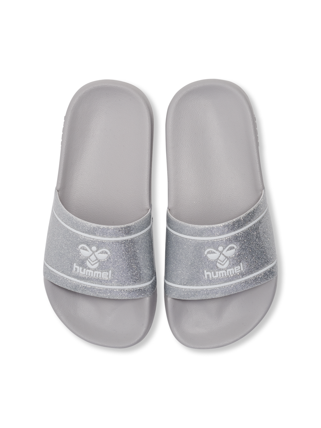 POOL SLIDE GLITTER JR, LUNAR ROCK, packshot