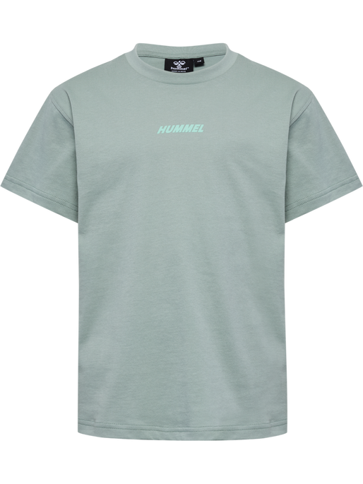 hmlELLA T-SHIRT S/S, ICEBERG GREEN, packshot