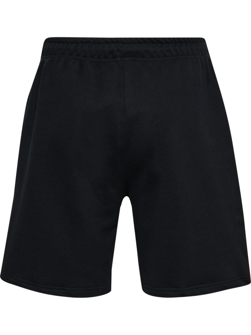 hmlLOOSE SWEAT SHORTS HS, BLACK, packshot