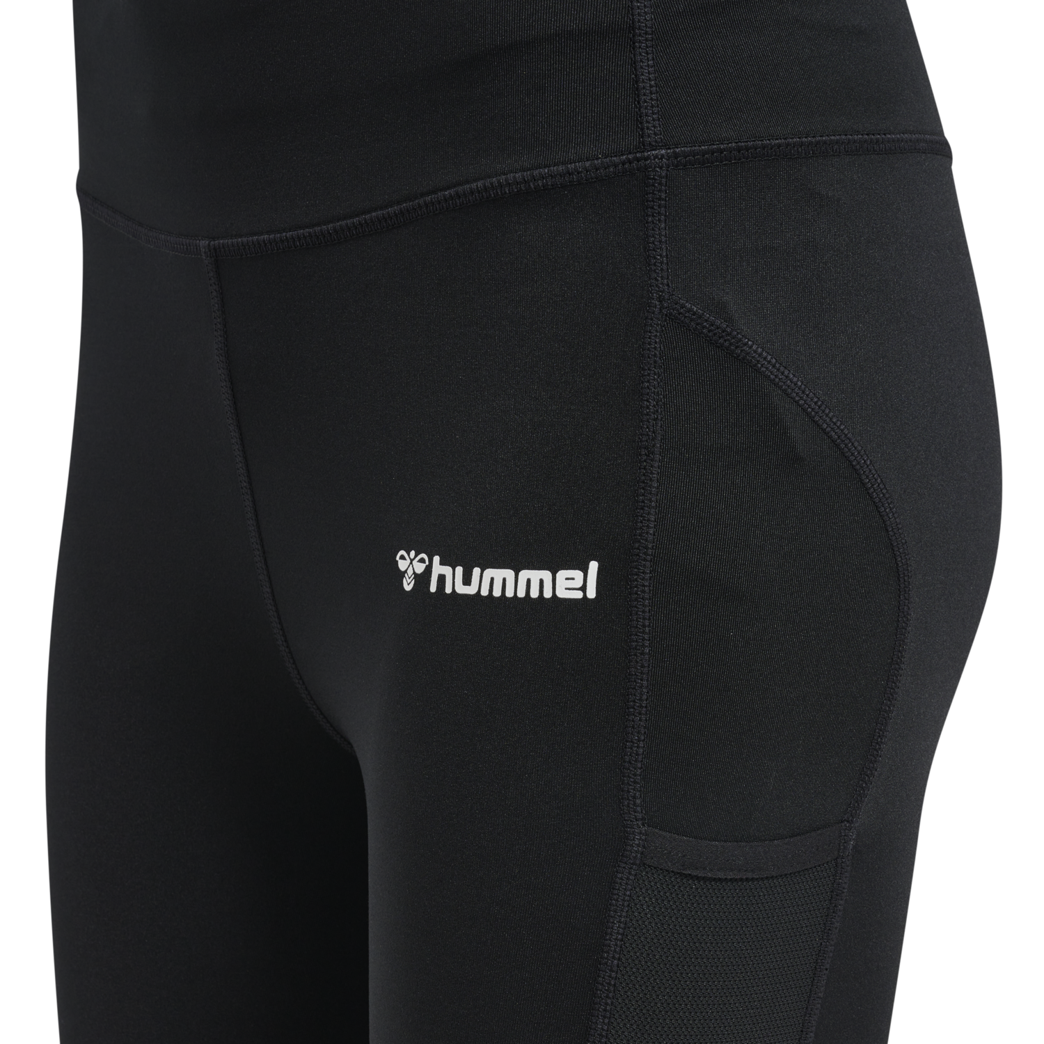 hmlMT CHIPO MID WAIST TIGHTS, BLACK, packshot