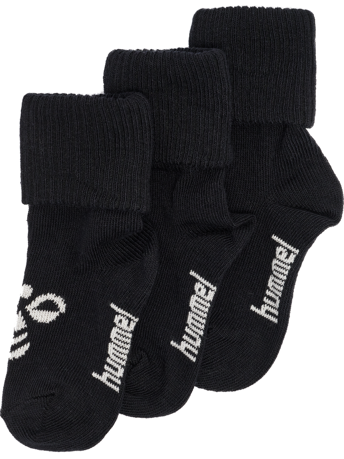 hmlMINI BEE 3-PACK SOCK, BLACK, packshot